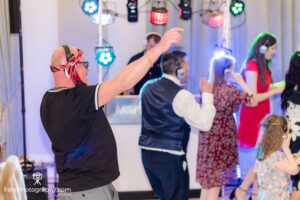 Wedding DJ provides entertainment for silent disco in Northumberland