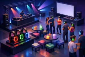 Wireless Headphone Event Setup That Runs Smoothly