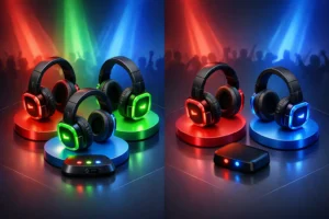 Three Channel Versus Two Channel for Silent Discos