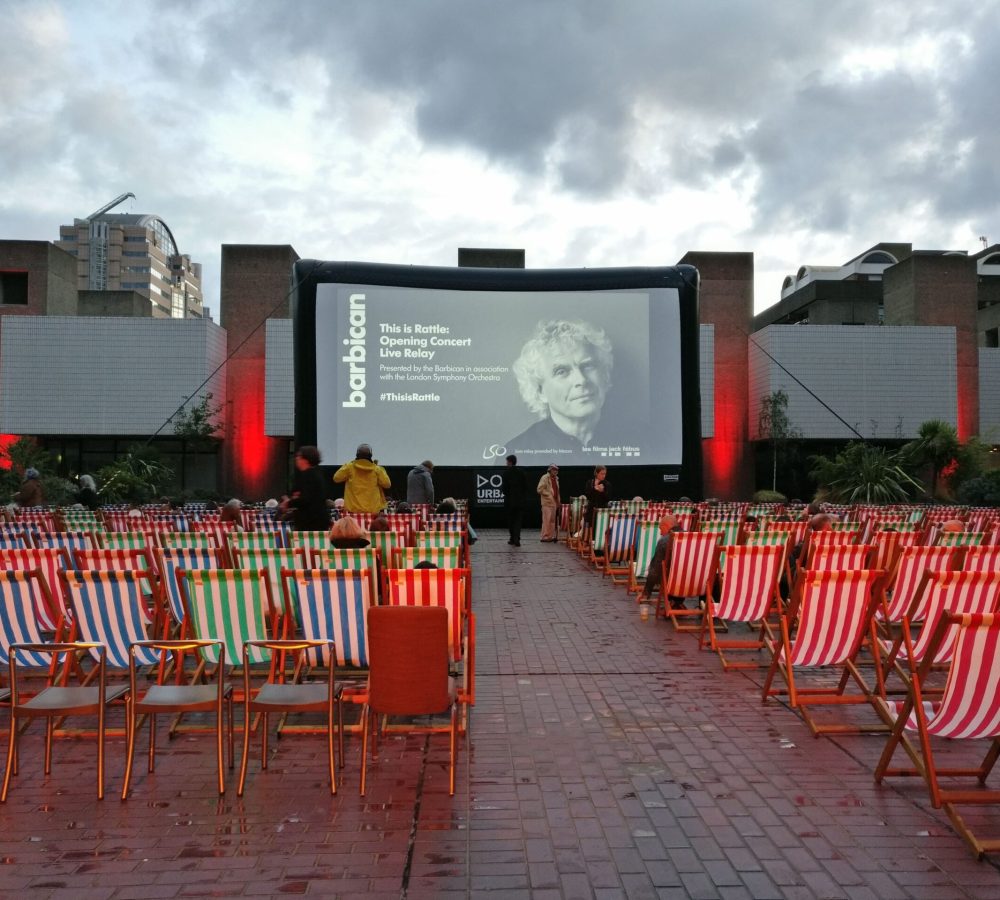 cinema setup for silent cinema